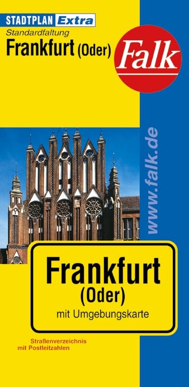 Falk Stadtplan Extra Standardfaltung Frankfurt/Oder: Straßenverzeichnis mit Postleitzahlen. Standardfaltung