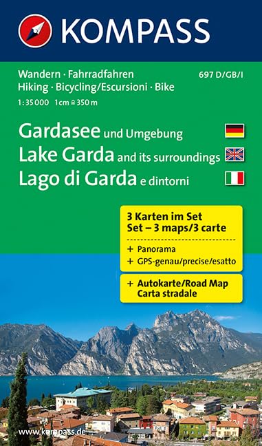 Gardasee & env. 697 GPS 3-Set kompass