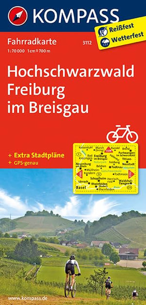 Hochschwarzwald - Freiburg im Breisgau 3112 GPS wp kompass: Fietskaart 1:70 000 (German Edition)