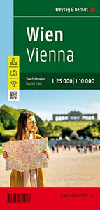 Vienna Tourist Map 1:8 500 - 1:25 000 