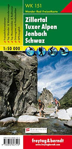 Zillertal - Tux Alps - Jenbach - Schwaz Hiking + Leisure Map 1:50 000 