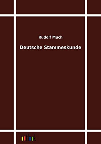 Deutsche Stammeskunde