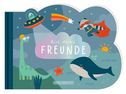 Freunde-Buch für Kinder: Blau