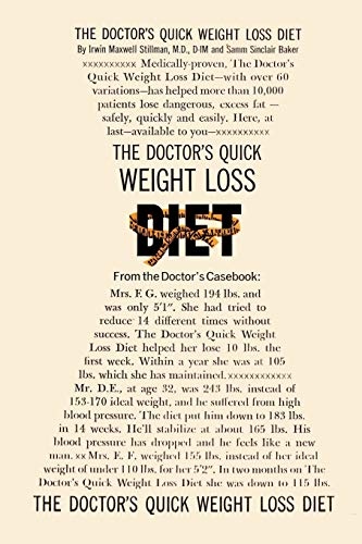 The Doctor's Quick Weight Loss Diet
