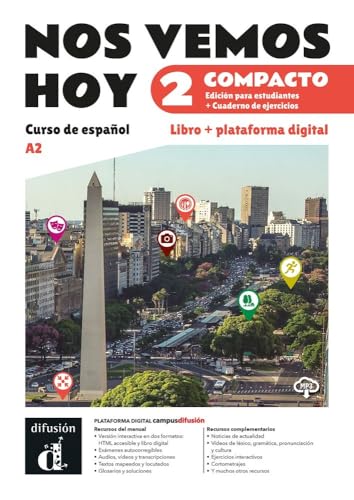 Nos vemos hoy 2 Compacto Ed. hibrida estudiantes + cuaderno de ejercicios