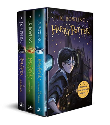 Harry Potter (estuche con las tres primeras novelas) (Harry Potter [edición con la portada ilustrada por Johnny Duddle]): (Contiene La piedra ... de los secretos, El prisionero de Azkabán)