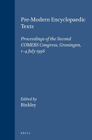 Pre-Modern Encyclopaedic Texts