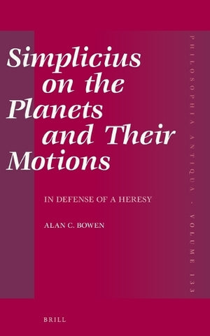 Simplicius on the Planets and Their Motions