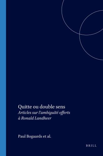 Quitte ou double sens