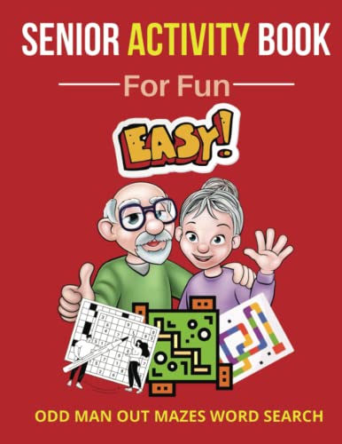 Senior Activity Book for Fun: Dementia Activities for Adults