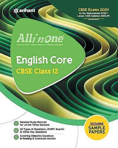 All in One Class 12th English Core for Cbse Exam 2024