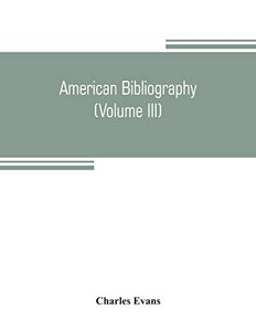American bibliography 