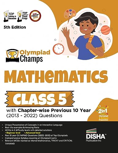 Olympiad Champs Mathematics Class 5 with Chapter-Wise Previous 10 Year