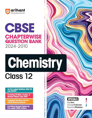 Arihant Cbse Chapterwise Question Bank | Chemistry | (2024-2010) with