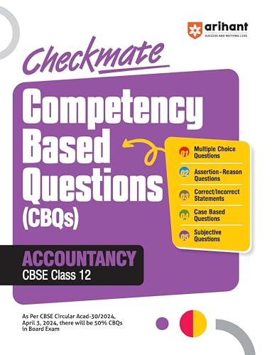 Checkmate PYQs + CBQs Accountancy Class 12th (EditionI)