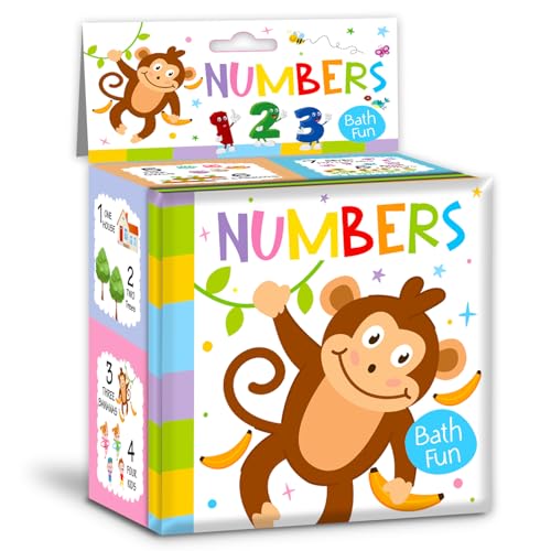 Number Bath Book: Number Bath Book (Bath Book With Cube Pack)