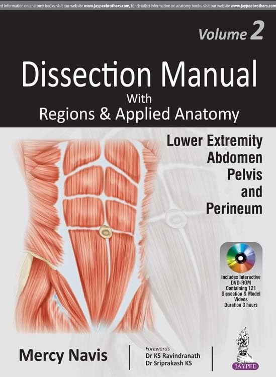 Dissection Manual with Regions & Applied Anatomy By Mercy Navis | World ...