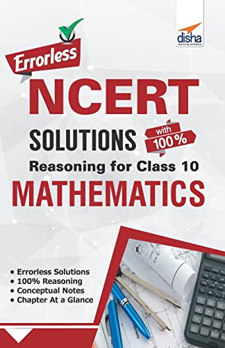 Errorless Ncert Solutions with 100% Reasoning for Class 10 Mathematics