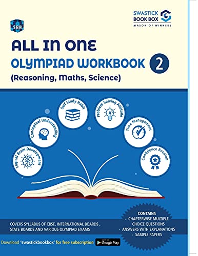All in One Olympiad Workbook for Reasoning, Maths & Scienceclass 2