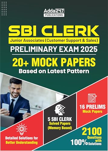 Adda247 SBI Clerk Prelims Mock Test Book English Printed Edition
