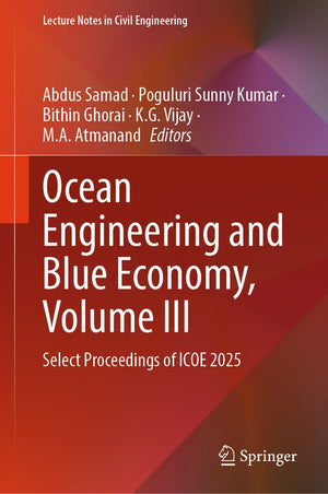 Ocean Engineering and Blue Economy, Volume III