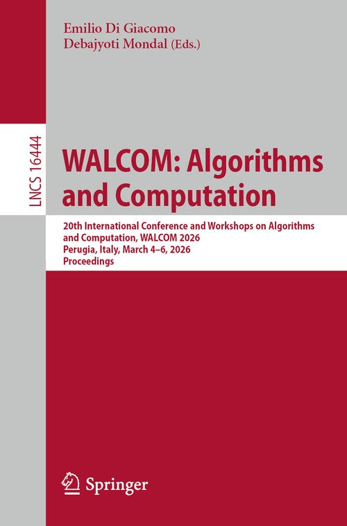 WALCOM: Algorithms and Computation