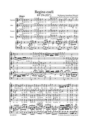 Regina coeli in C major K.276 (Vocal Score)