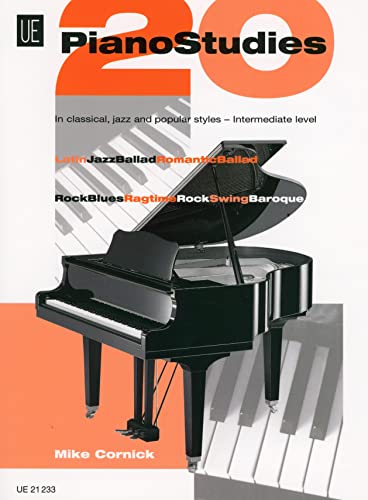 Piano Studies(20): in classical, jazz and popular styles. für Klavier.