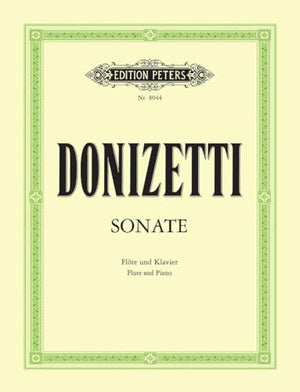 Donizetti Sonate, Flauto e pianoforte.