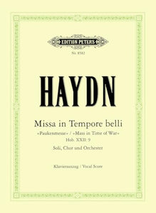 Missa in Tempore Belli (Mass in Time of War) Hob. Xxii:9 (Vocal Score): For Satb Soli, Choir and Orchestra 