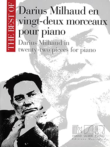 THE BEST OF DARIUS MILHAUD PIANO