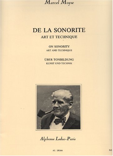 Marcel Moyse: On Sonority Art and Technique for Flute