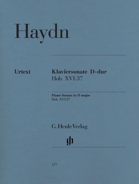 SONATE POUR PIANO EN RE MAJEUR HOB. XVI:37 By Haydn Joseph