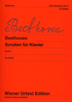 BEETHOVEN - Sonatas Completas Vol.2: Op.26 al 57 para Piano (Wiener Urtext Original) (Taneda)