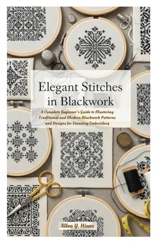 Elegant Stitches in Blackwork