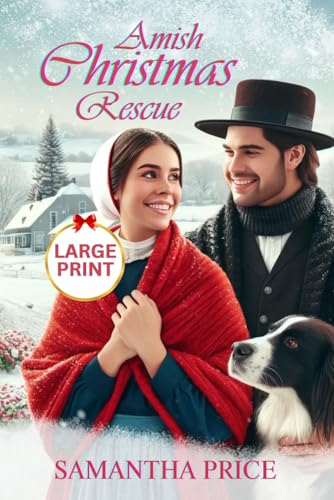 Amish Christmas Rescue LARGE PRINT