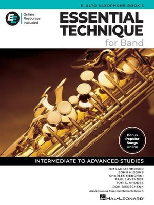 Essential Elements for Band - Eb Alto Sax Book 3