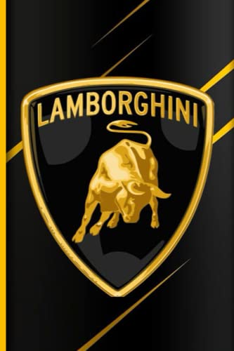 LAMBORGHINI: Notebook 120 pages | " 6 x 9 " | Collage Lined Pages | Journal | Diary | For Students, Teens, and Kids | For School, College, University, and Home, Gift