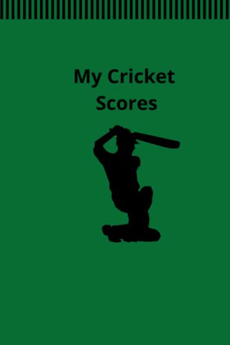 My Cricket Record Book! Keep track of your personal scores throughout the season!