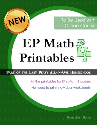 EP Math 4 Printables: Part of the Easy Peasy All-in-One Homeschool By ...