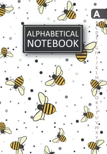 Alphabetical Notebook: A5 Alphabetical A-Z Index Lined Journal with ...