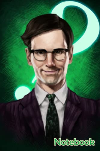 Edward Nygma Notebook: - Letter Size 6 x 9 inches, 110 wide ruled pages