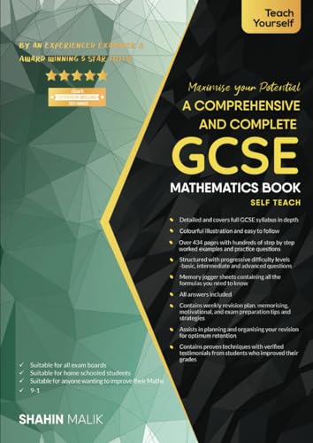 A Comprehensive and Complete GCSE Mathematics Book Self Teach By Shahin ...