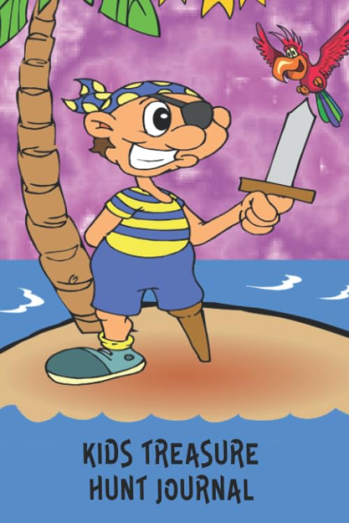 Kids Treasure Hunt Journal : Metal Detecting Log Book Keep Track of Data from Your Adventures 6 X 9 120 Pages
