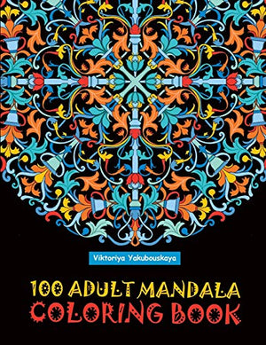 100 Adult Mandala Coloring Book