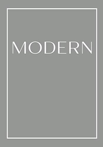 Modern : Decorative Book for Styling Your Coffee Table, Console Table, Bookshelf, End Table and More for Show Home Display Style Effect, Stackable Book - Size 7 X 10 Inch - Text Also on Spine