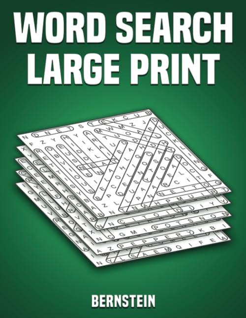 Word Search Large Print: 200 Word Search Puzzles with Solutions - Large Print (Vol. 1)