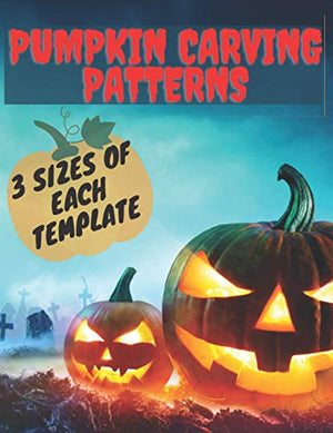 Pumpkin Carving Patterns. 3 Sizes of Each Template