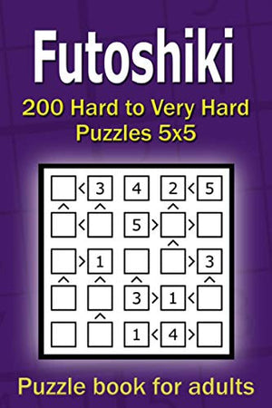 Futoshiki puzzle book for adults