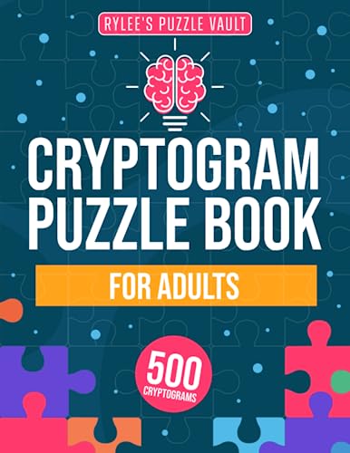 Cryptograms Puzzle Book For Adults